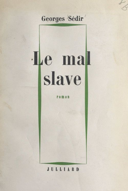Couverture ebook de Le mal slave, de Georges Sedir