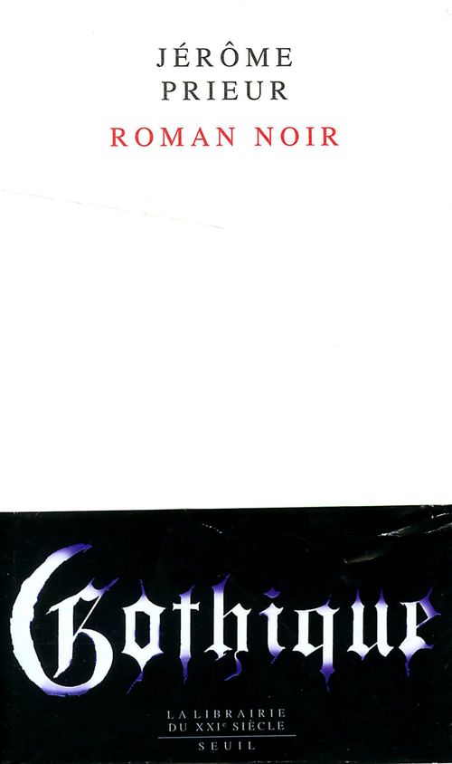 Couverture ebook de Roman noir, de Jérôme Prieur