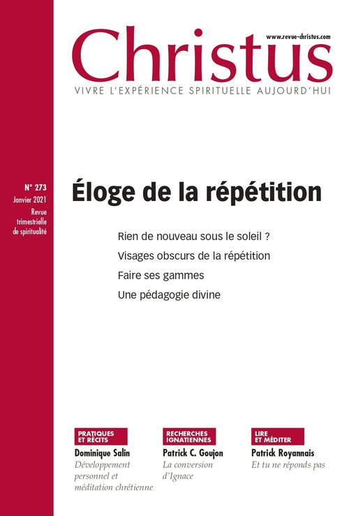 ebook cover of Revue Christus Janvier 2022 - n°273, by Collectif Auteur