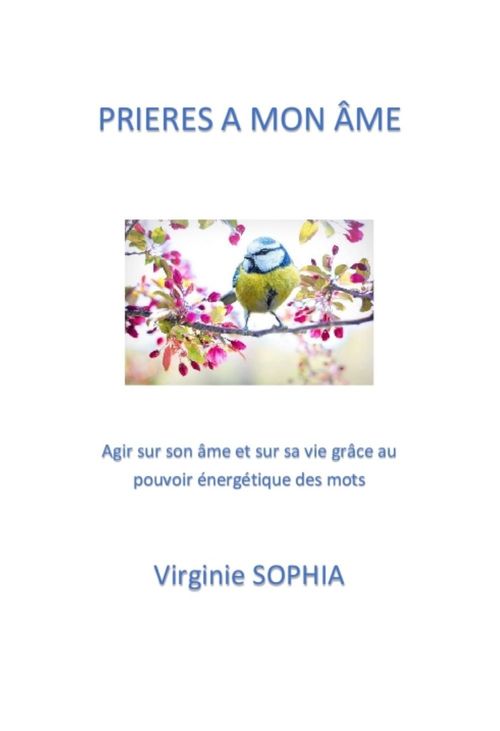 Couverture ebook de Prières à mon âme, de Virginie Sophia