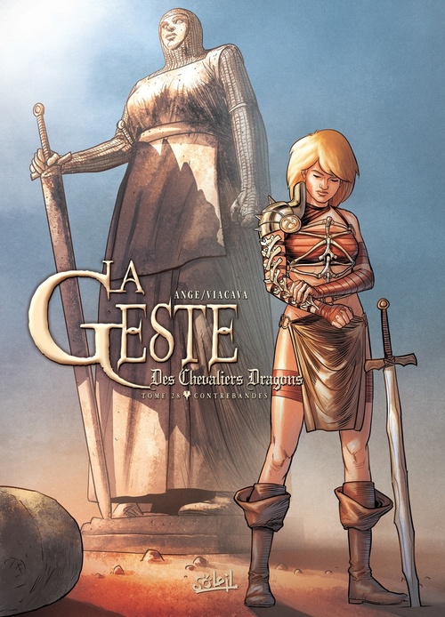 Couverture ebook de La Geste des Chevaliers Dragons T28 - Contrebandes, de Ange