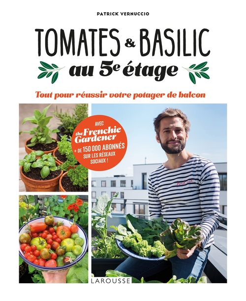 Couverture ebook de Tomates et basilic au 5ème étage, de Patrick Vernuccio