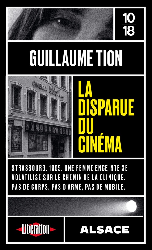 ebook cover of La disparue du cinéma, by Guillaume Tion