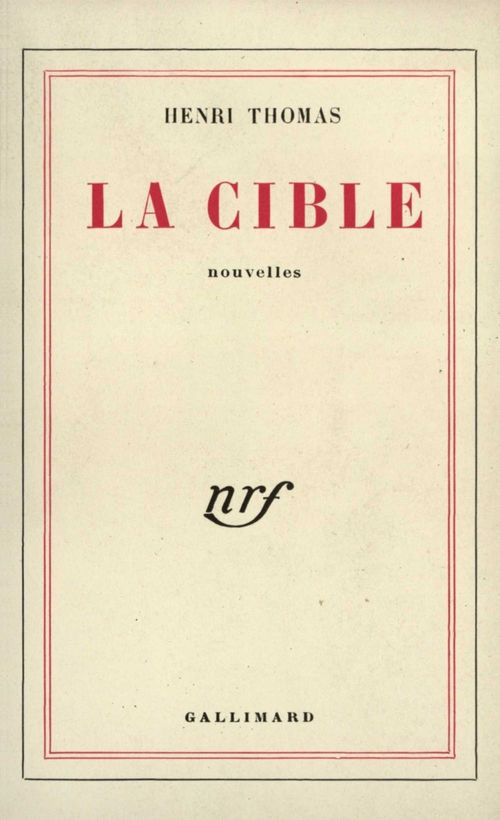 Couverture ebook de La cible, de Henri Thomas