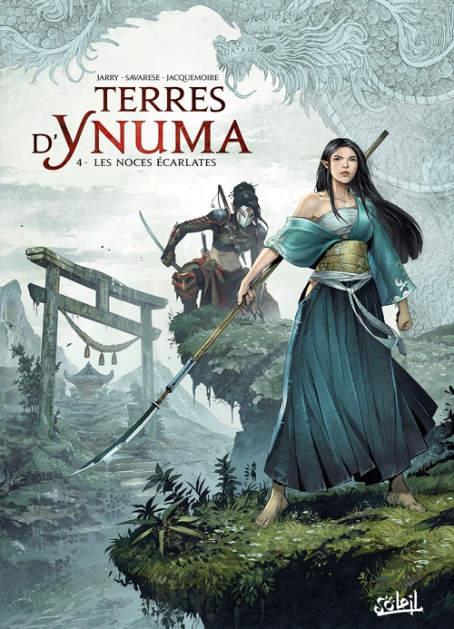 ebook cover of Terres d'Ynuma T04 - Les Noces écarlates, by Nicolas Jarry, Ornella Savarese