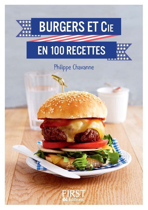 Couverture ebook de Petit Livre de - Burgers et Cie en 100 recettes, de Philippe Chavanne