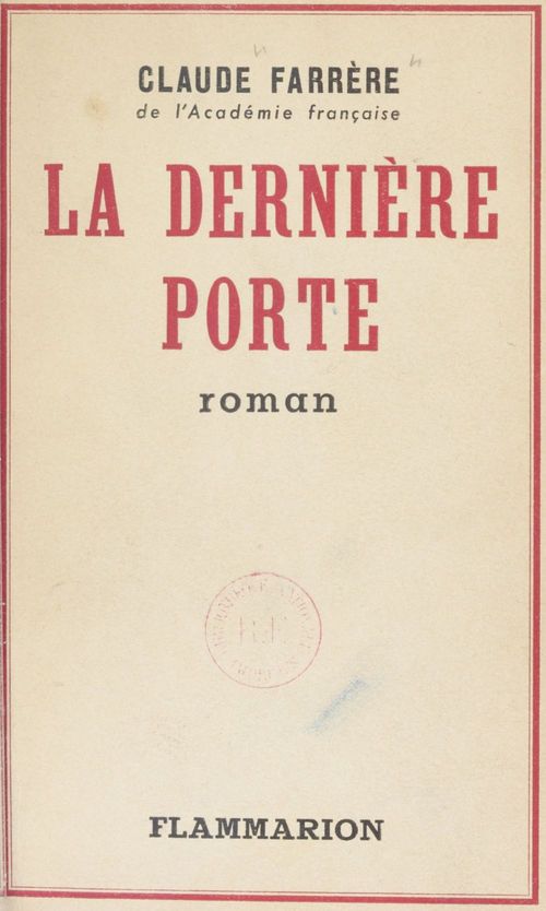Couverture ebook de La dernière porte, de Claude Farrere
