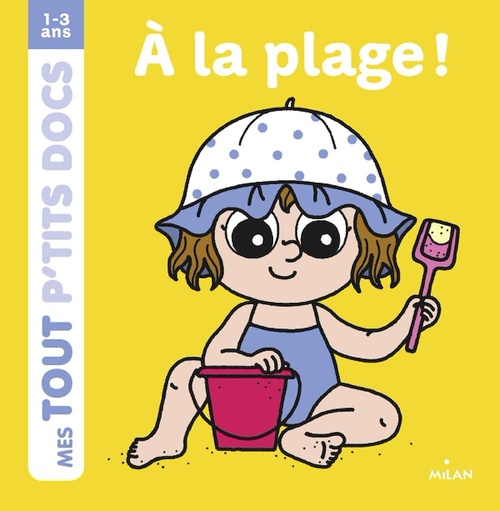 Couverture ebook de À la plage, de Paule Battault