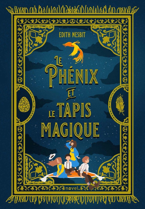 ebook cover of Le Phénix et le tapis magique, by Edith Nesbit