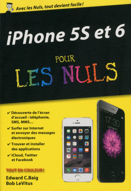 Couverture ebook de IPhone 5S et 6 pour les Nuls version poche, de Edward C. Baig