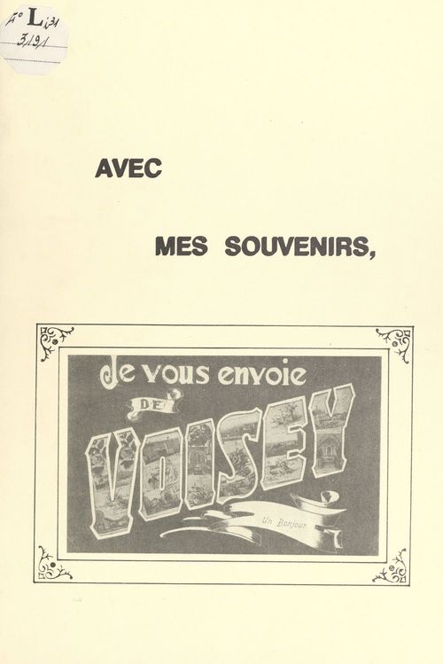 ebook cover of Voisey en cartes postales, by Gilbert Halley