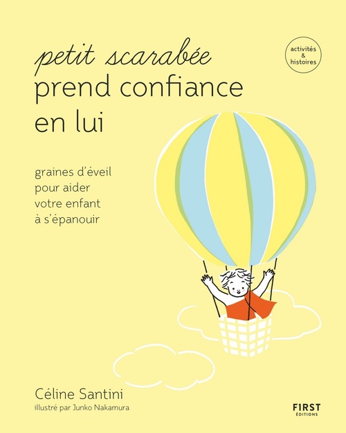 Couverture ebook de Petit scarabée prend confiance en lui, de Junko Nakamura, Céline Santini