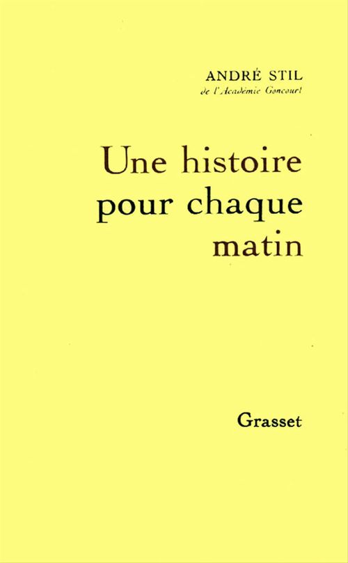 ebook cover of Une histoire pour chaque matin, by André Stil