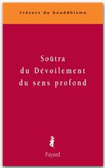 ebook cover of Soûtra du dévoilement du sens profond, by Anonyme
