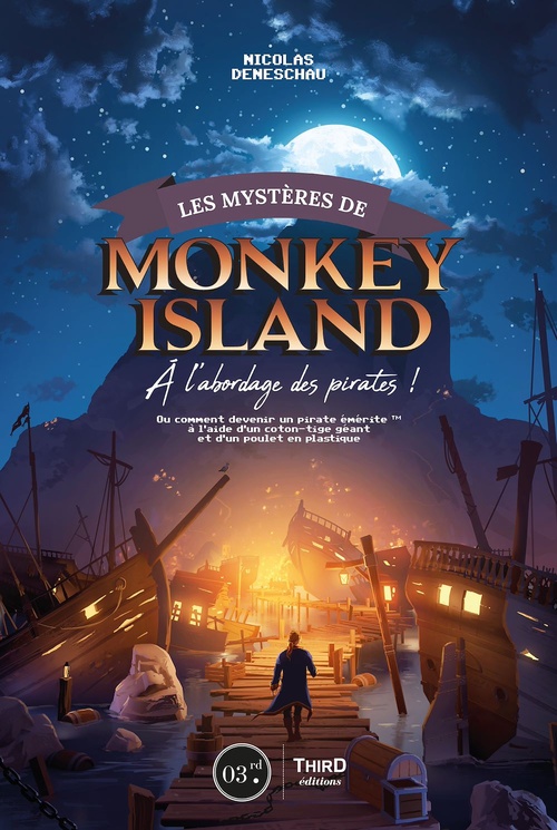 ebook cover of Les mystères de Monkey Island, by Nicolas Deneschau