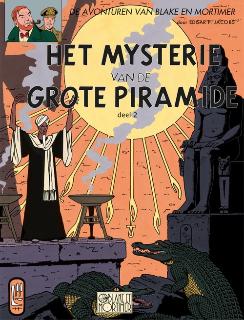 Couverture ebook de Het Mysterie van de grote pyramide deel 2, de Edgar P. Jacobs