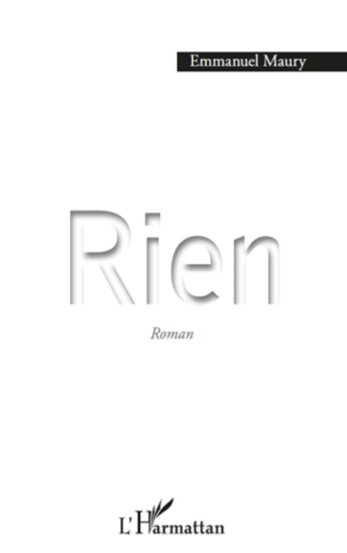 ebook cover of Rien, by Emmanuel Maury