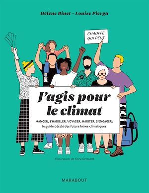 ebook cover of J'agis pour le climat, by Hélène Binet, Louise Pierga