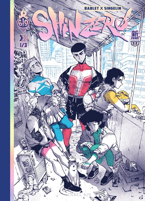 Couverture ebook de Shin Zero - Tome 1, de Mathieu Bablet