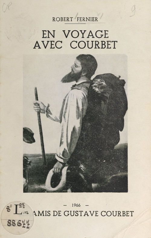 Couverture ebook de En voyage avec Courbet, de Robert Fernier
