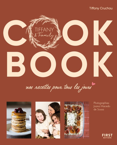 Couverture ebook de Le cook book de Tiffany & Family, de Tiffany Cruchou