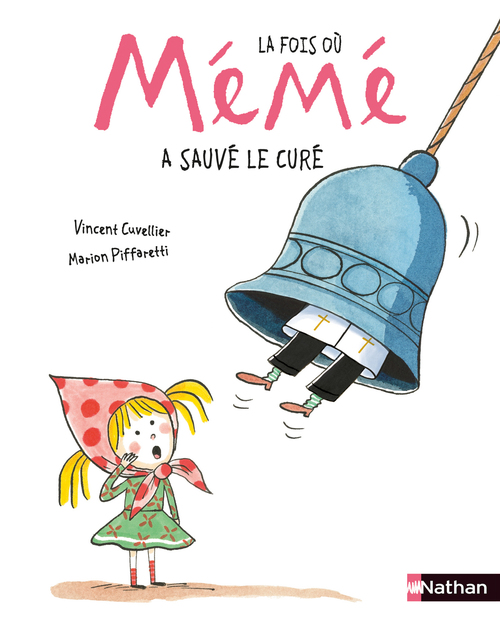 Couverture ebook de La fois où mémé a sauvé le curé, de Vincent Cuvellier