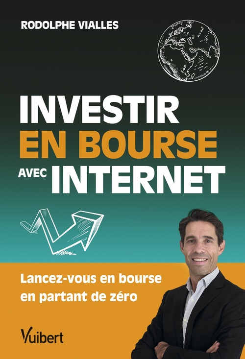 Couverture ebook de Investir en Bourse avec Internet, de Rodolphe Vialles