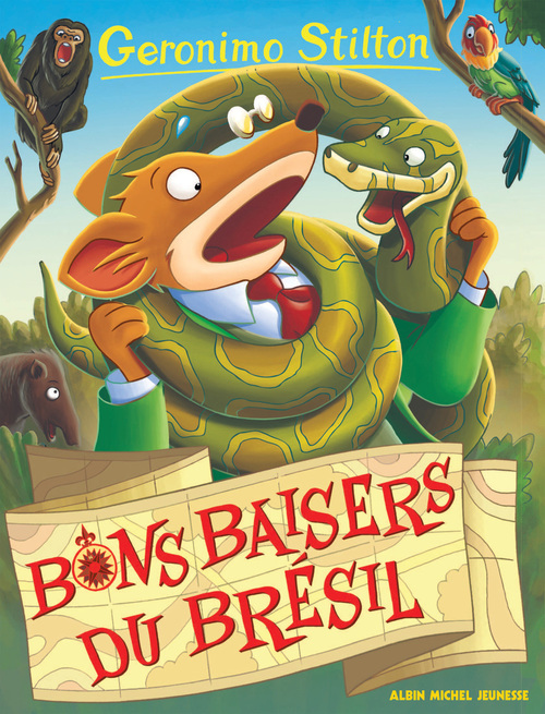 Couverture ebook de Bons baisers du Brésil, de Geronimo Stilton