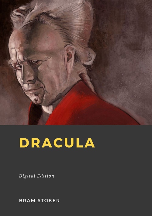 ebook cover of Dracula, by Bram Stoker