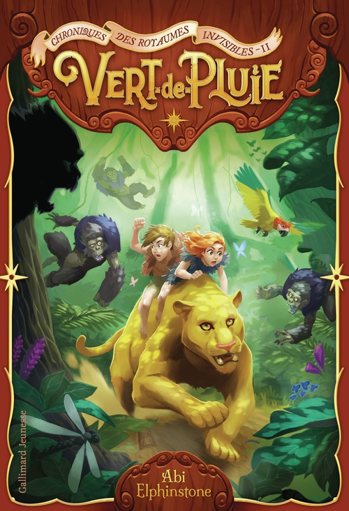 ebook cover of Chroniques des royaumes invisibles (Tome 2) - Vert-de-Pluie, by Abi Elphinstone