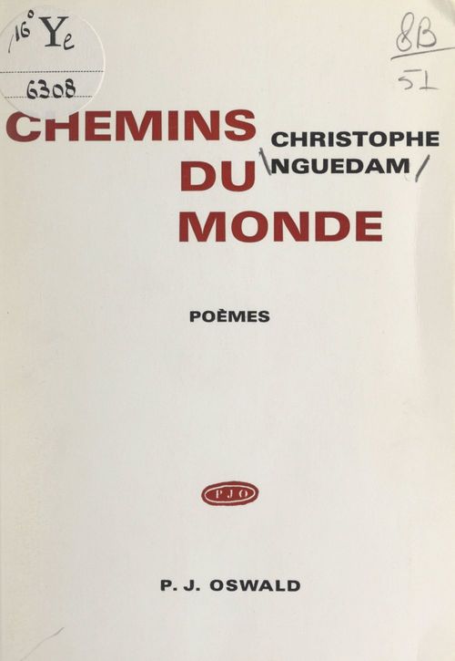 Couverture ebook de Chemins du monde, de Christophe Nguedam