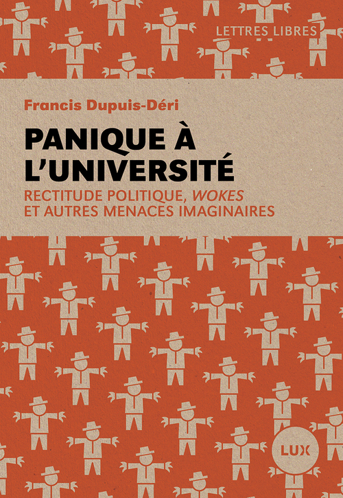 Couverture ebook de Panique à l'université, de Francis Dupuis-Déri