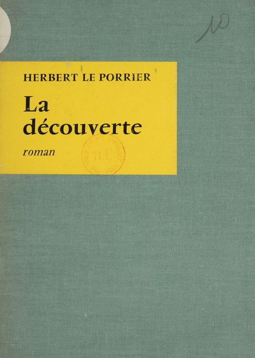 ebook cover of La découverte, by Herbert Le Porrier