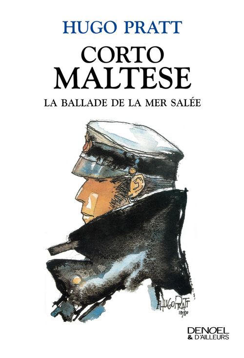 Couverture ebook de Corto Maltese. La ballade de la mer salée, de Hugo Pratt