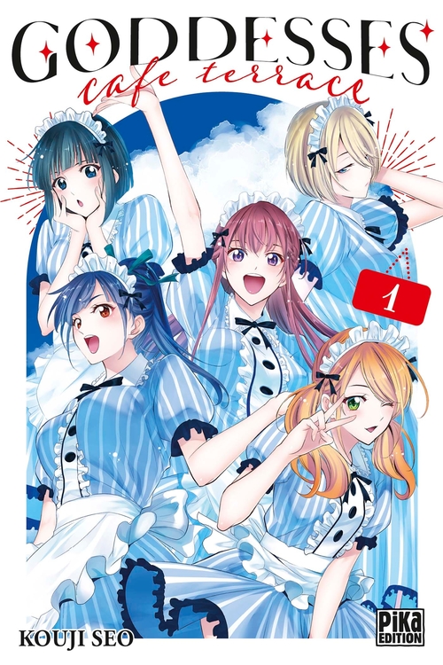 Couverture ebook de Goddesses Cafe Terrace T01, de Kouji Seo