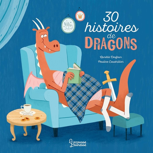 ebook cover of 30 histoires de dragons, by Aurélie Desfour