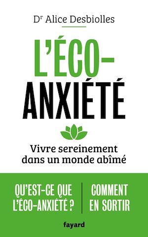 Couverture ebook de L'éco-anxiété, de Alice Desbiolles