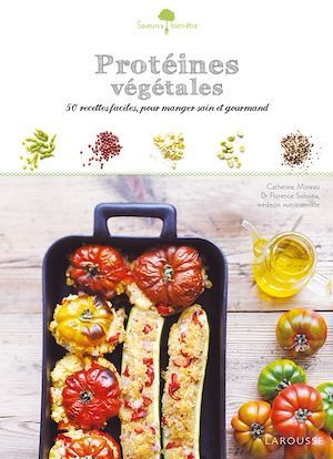 Couverture ebook de Protéines végétales, de Catherine Moreau