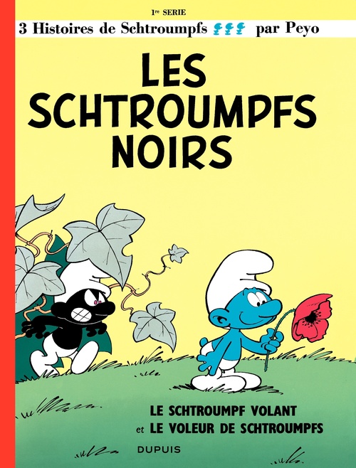 Couverture ebook de Les Schtroumpfs - Tome 1 - Les Schtroumpfs noirs, de Peyo