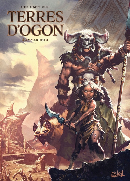 Couverture ebook de Terres d'Ogon T03 - Ma'a-kuru, de Olivier Peru, Bertrand Benoît