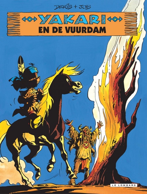 Couverture ebook de Yakari en de vuurdam, de Job