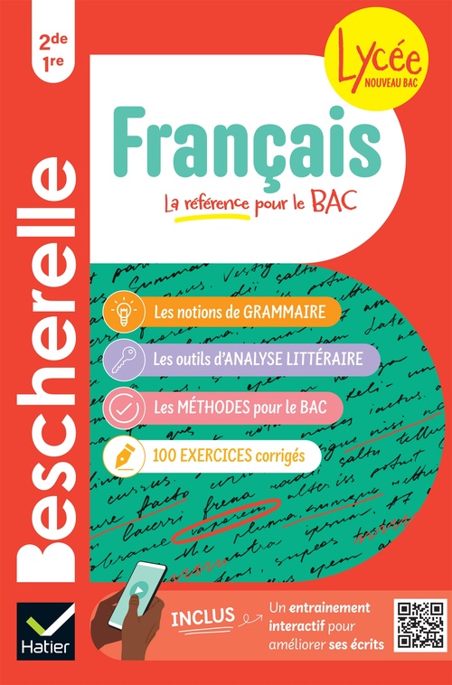 ebook cover of Bescherelle lycée - Français 2de, 1re Nouveau bac, by Aurélia Courtial, Laurence Ignazi, Nora Nadifi
