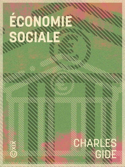Couverture ebook de Économie sociale, de Charles Gide
