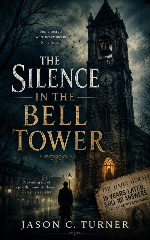 Couverture ebook de THE SILENCE IN THE BELL TOWER, de Jason C. Turner