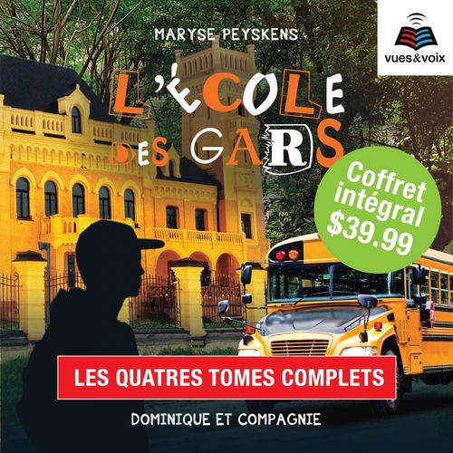 Couverture audiobook de L'école des gars - coffret intégral, de Maryse Peyskens