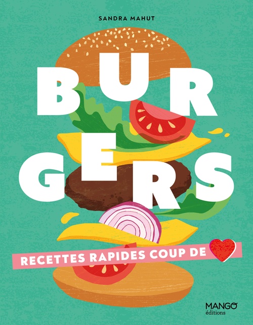 ebook cover of Burgers, by Sandra Mahut