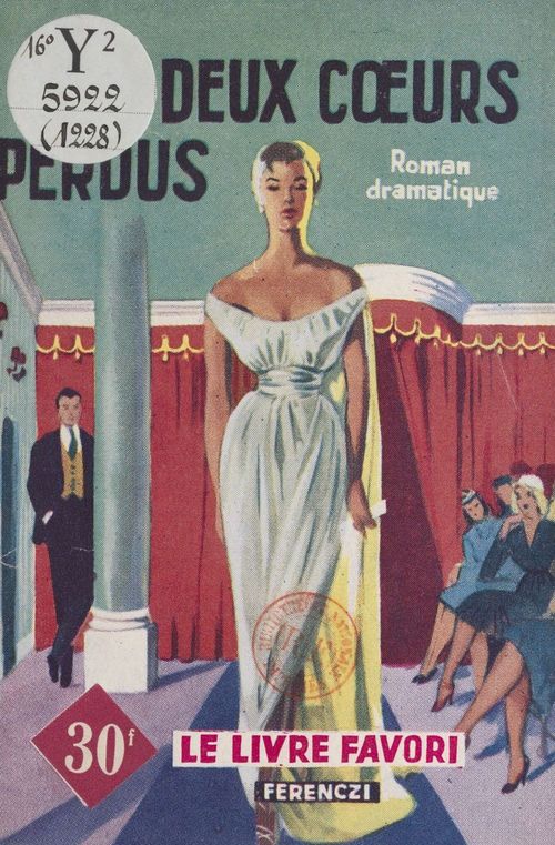 Couverture ebook de Deux coeurs perdus, de Paul Clerouc