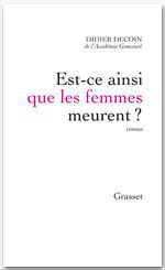 Couverture ebook de Est-ce ainsi que les femmes meurent ?, de Didier Decoin