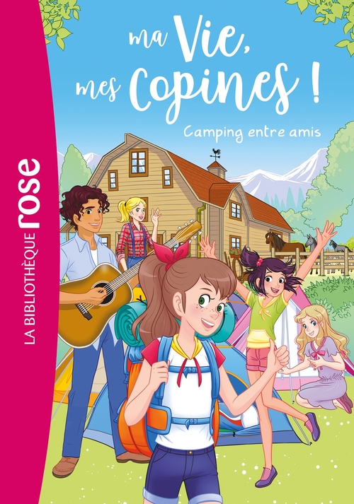 Couverture ebook de Ma vie, mes copines 27 - Camping entre amis, de Hachette Livre