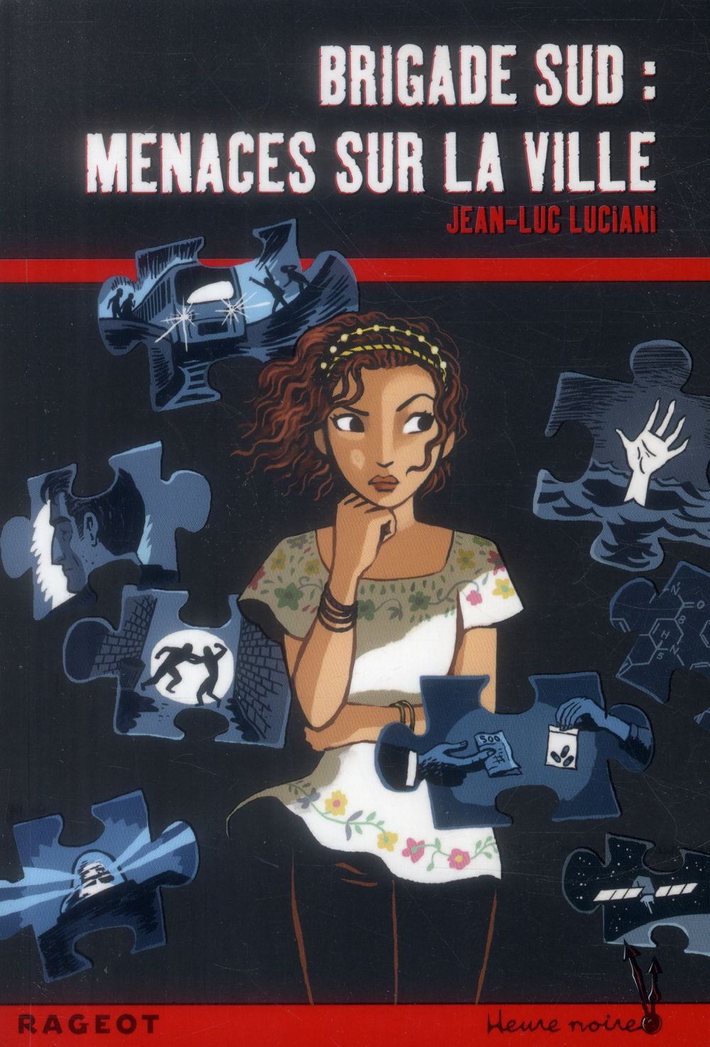 Couverture ebook de Brigade Sud : Menaces sur la ville, de Jean-Luc Luciani